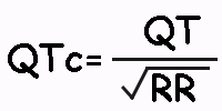 Fórmula do Intervalo QT corrigido